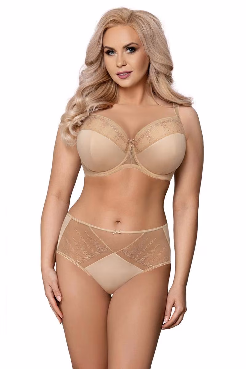 Biustonosz push up Biustonosz Usztywniany Model VB-430 Beige - Vena