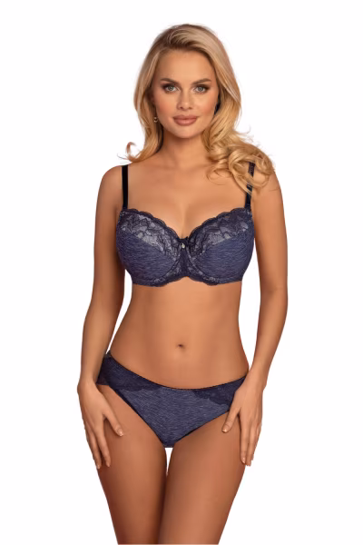 Biustonosz push up Biustonosz Semi-Soft Model VB-448 Navy - Vena — zdjęcie 1