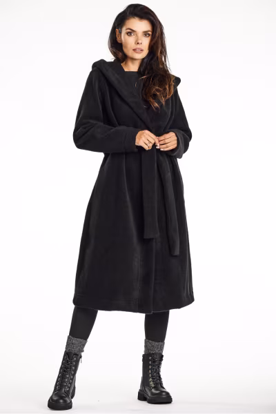 Płaszcz Damski Model A682 Black - awama — zdjęcie 1