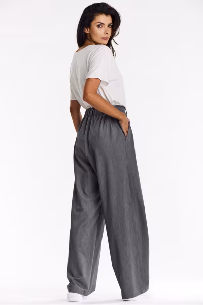 Spodnie Damskie Model A674 Grey - awama — zdjęcie 3