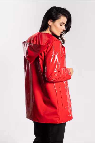 Kurtka Damska Model A754 Red - awama — zdjęcie 3
