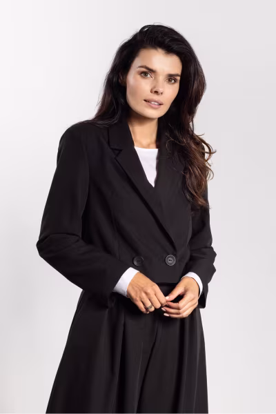 Marynarka Model A744 Black - awama — zdjęcie 1