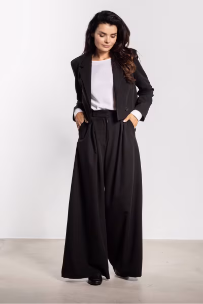 Marynarka Model A744 Black - awama — zdjęcie 2