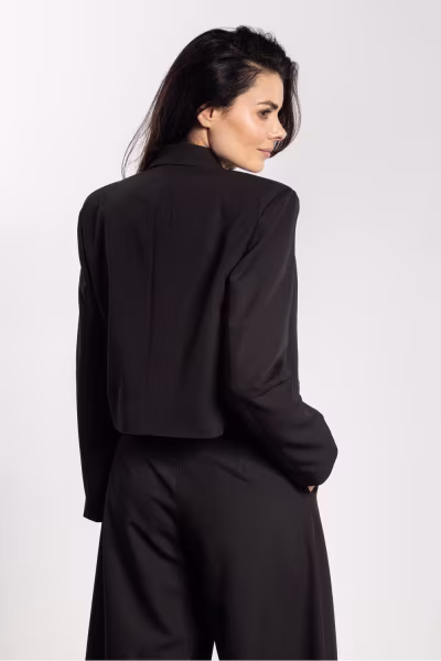 Marynarka Model A744 Black - awama — zdjęcie 3