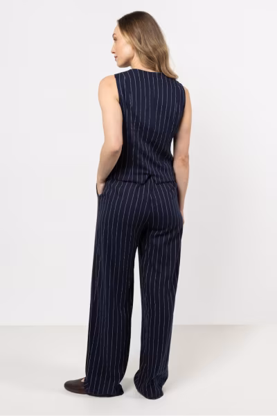 Spodnie Damskie Model A725 Navy - awama — zdjęcie 3