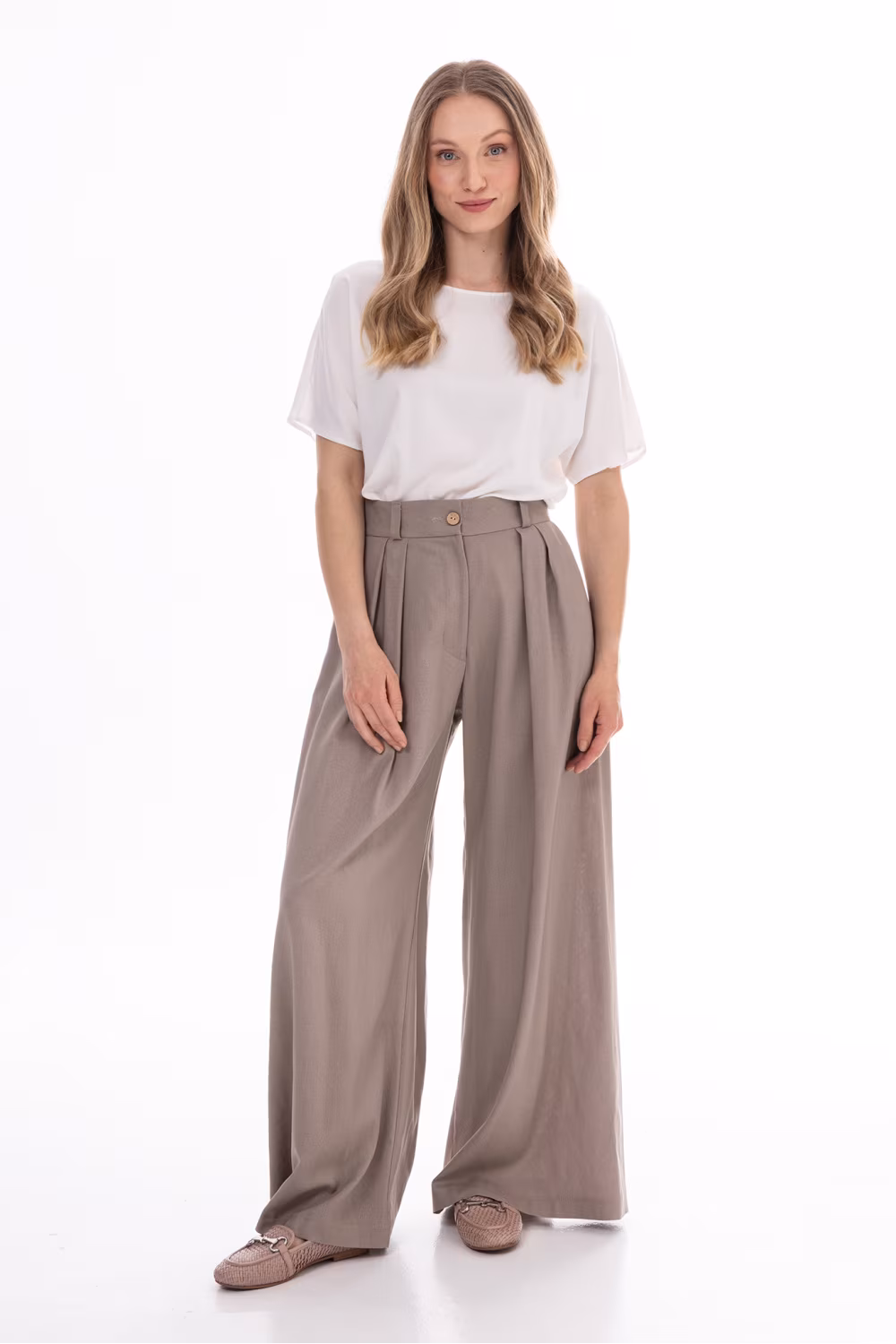 Spodnie Damskie Model A772 Latte - awama