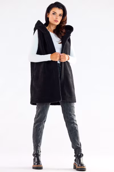 Kamizelka Model A535 Black - awama — zdjęcie 2