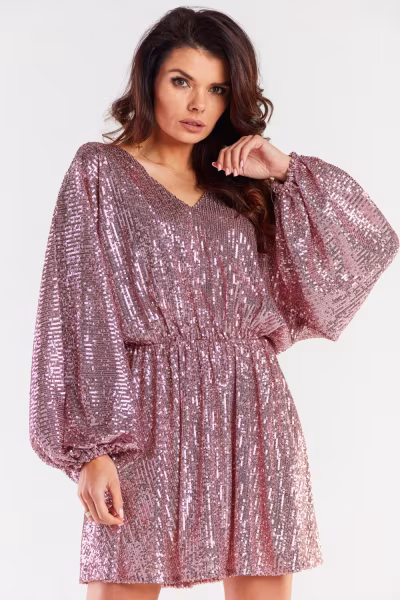 Sukienka Model A485 Pink - awama — zdjęcie 1