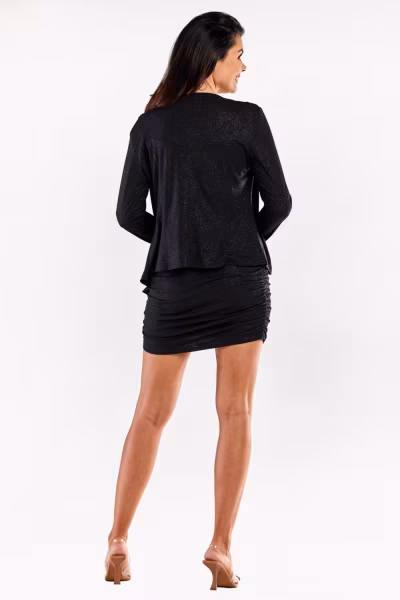 Żakiet Model A559 Black - awama — zdjęcie 3