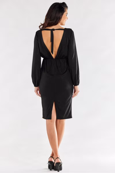 Sukienka Model A551 Black - awama — zdjęcie 3