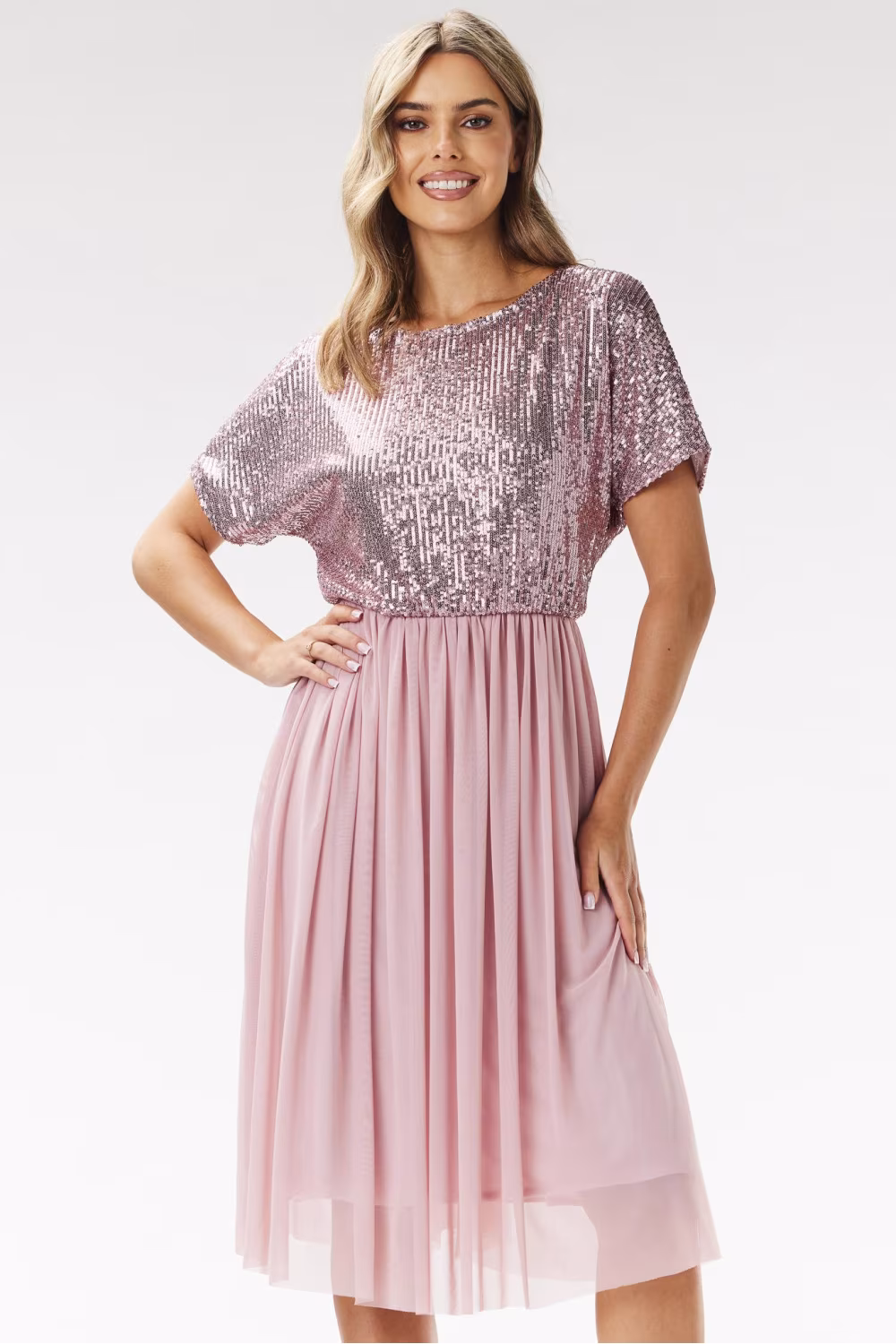 Sukienka Model A689 Pink - awama