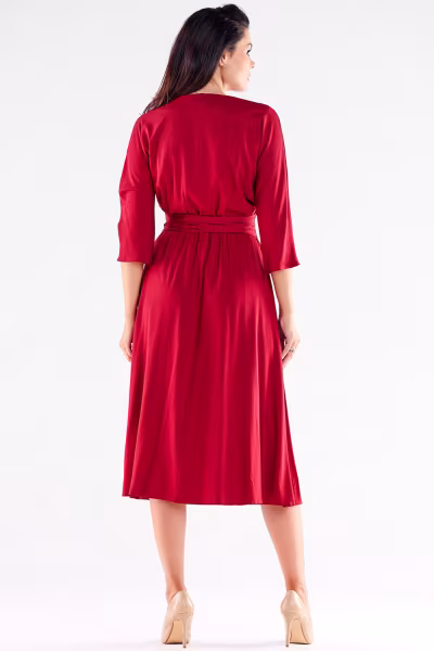 Sukienka Model A522 Claret - awama — zdjęcie 3