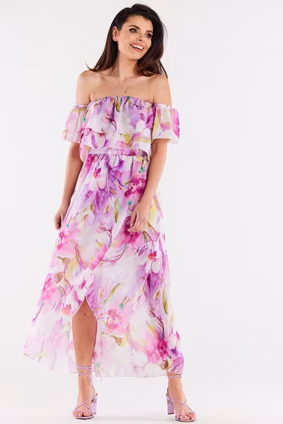 Bluzka Model A511 Violet - awama — zdjęcie 2