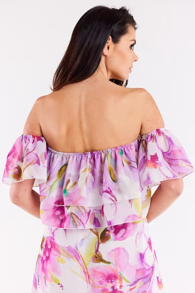 Bluzka Model A511 Violet - awama — zdjęcie 3