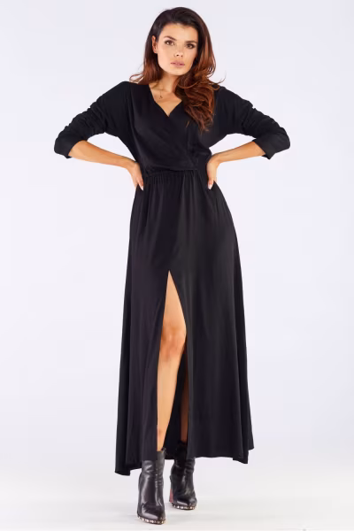 Sukienka Model A454 Black - awama — zdjęcie 1