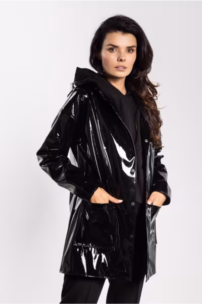 Kurtka Damska Model A754 Black - awama — zdjęcie 2