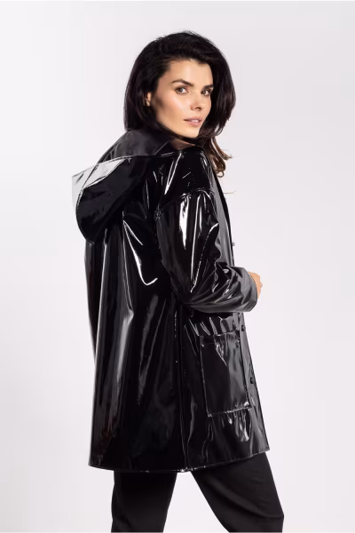 Kurtka Damska Model A754 Black - awama — zdjęcie 3