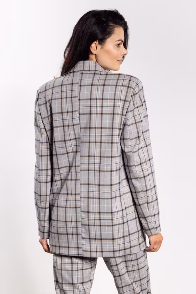Marynarka Model A749 Grey - awama — zdjęcie 2