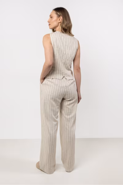 Spodnie Damskie Model A725 Mocca - awama — zdjęcie 3