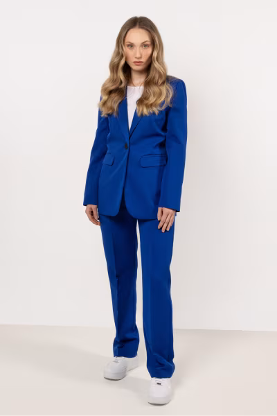 Marynarka Model A714 Blue - awama — zdjęcie 2