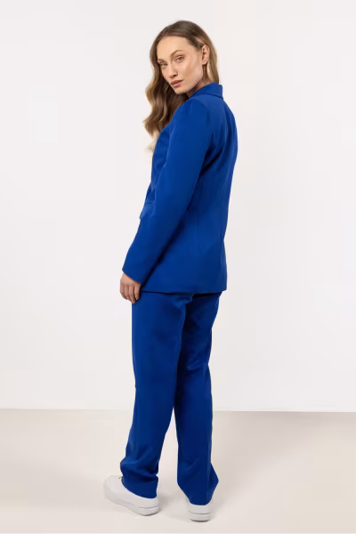 Marynarka Model A714 Blue - awama — zdjęcie 3