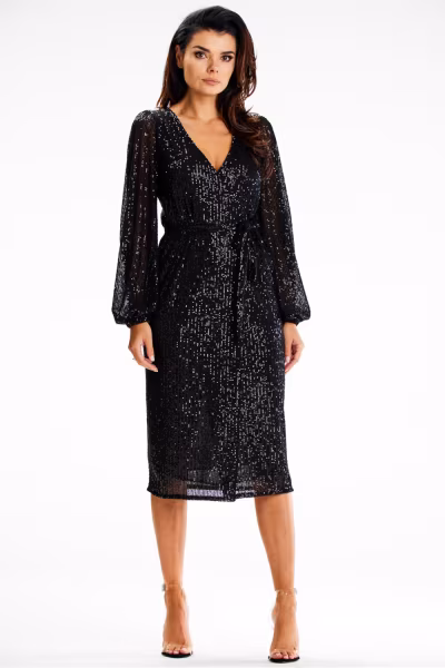 Sukienka Model A632 Black - awama — zdjęcie 1