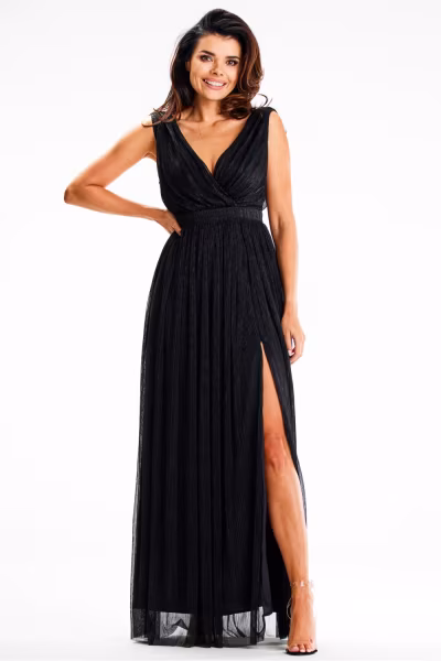 Sukienka Model A625 Black - awama — zdjęcie 1
