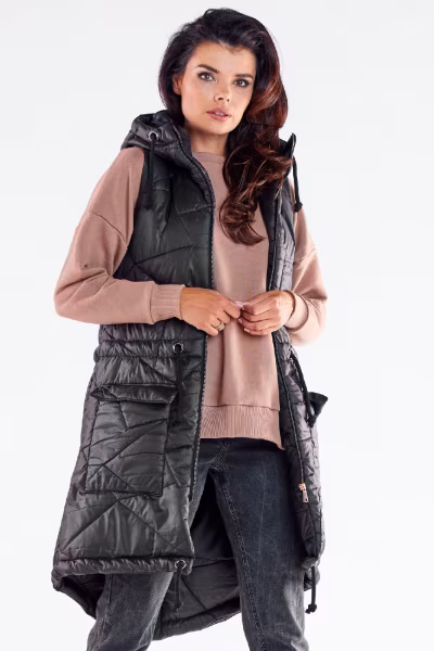 Kamizelka Model A543 Black - awama — zdjęcie 1