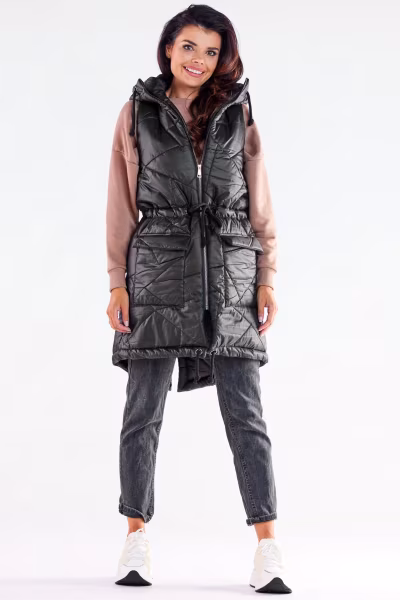 Kamizelka Model A543 Black - awama — zdjęcie 2