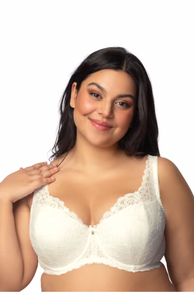 Biustonosz push up Biustonosz Usztywniany Model Natalie Big M-3824/22 Ecru - Mat — zdjęcie 1