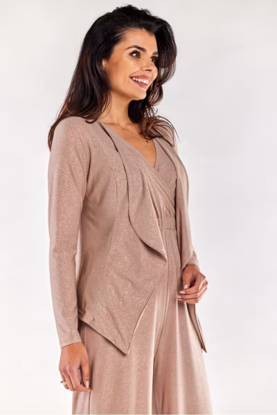 Żakiet Model A559 Beige - awama — zdjęcie 2