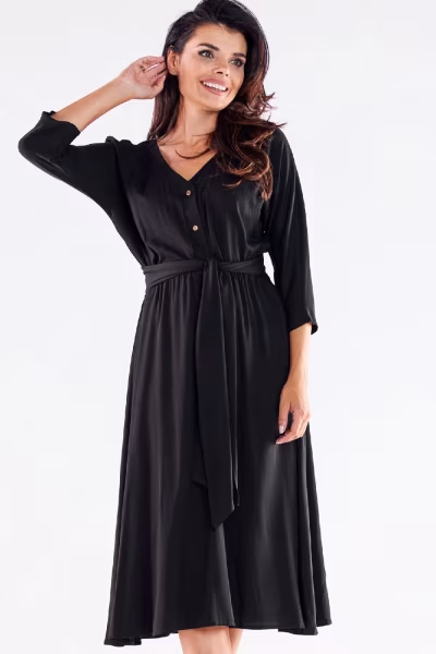 Sukienka Model A522 Black - awama — zdjęcie 1