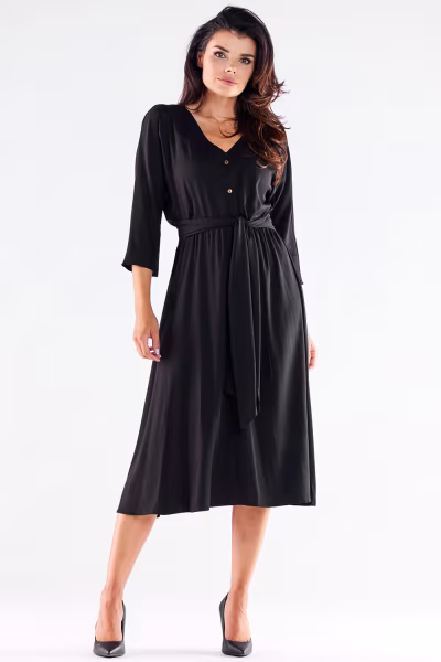 Sukienka Model A522 Black - awama — zdjęcie 2