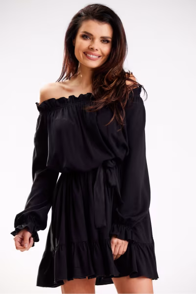 Sukienka Model A578 Black - awama — zdjęcie 1