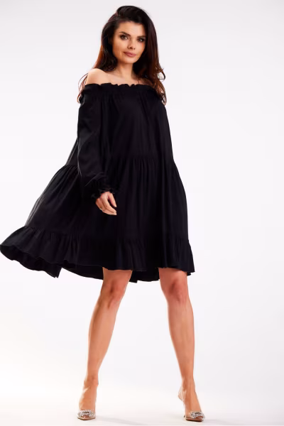 Sukienka Model A578 Black - awama — zdjęcie 2