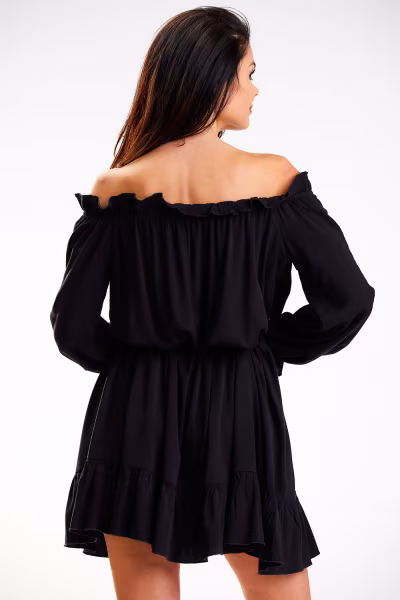 Sukienka Model A578 Black - awama — zdjęcie 3