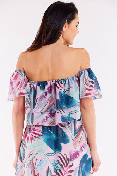 Bluzka Model A511 Tropical - awama — zdjęcie 3