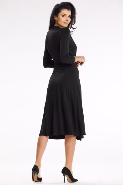 Sukienka Model A653 Black - awama — zdjęcie 3