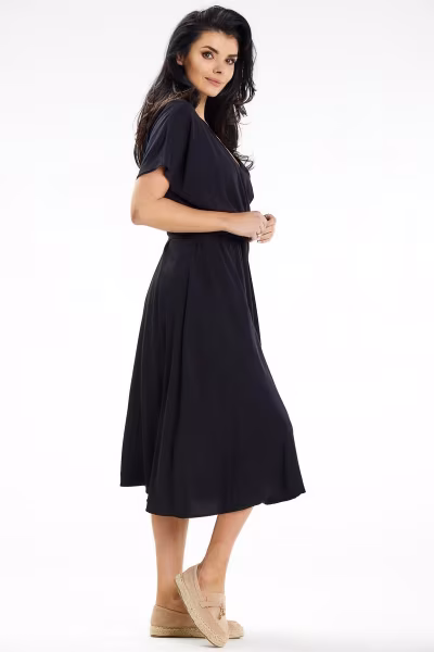 Sukienka Model A642 Black - awama — zdjęcie 2