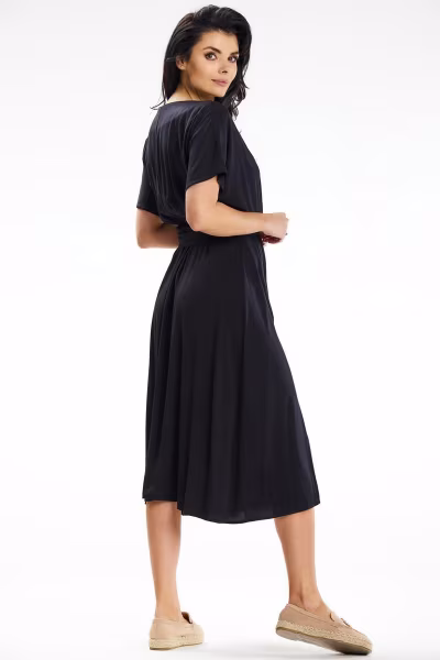Sukienka Model A642 Black - awama — zdjęcie 3