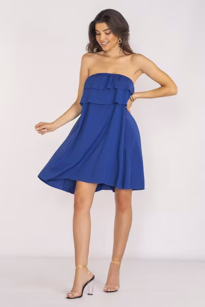 Sukienka Model A658 Blue - awama — zdjęcie 1