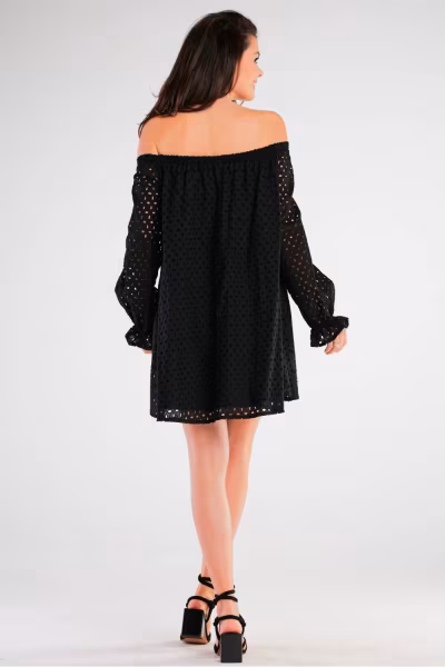 Sukienka Model A435 Black - awama — zdjęcie 3