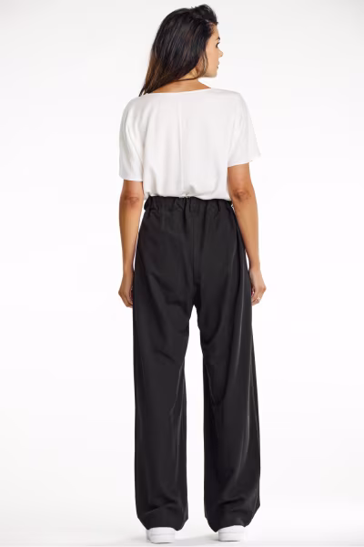 Spodnie Damskie Model A674 Black - awama — zdjęcie 3
