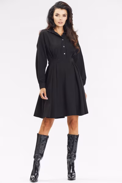Sukienka Model A668 Black - awama — zdjęcie 2