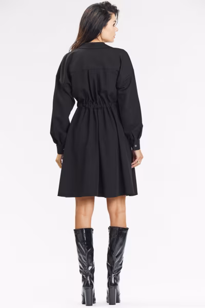 Sukienka Model A668 Black - awama — zdjęcie 3