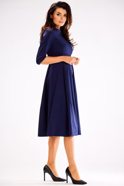 Sukienka Model A620 Navy - awama — zdjęcie 2