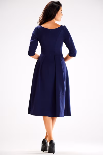 Sukienka Model A620 Navy - awama — zdjęcie 3