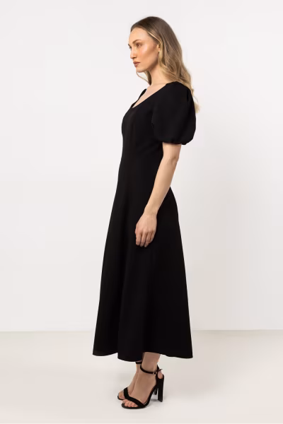 Sukienka Model A709 Black - awama — zdjęcie 2