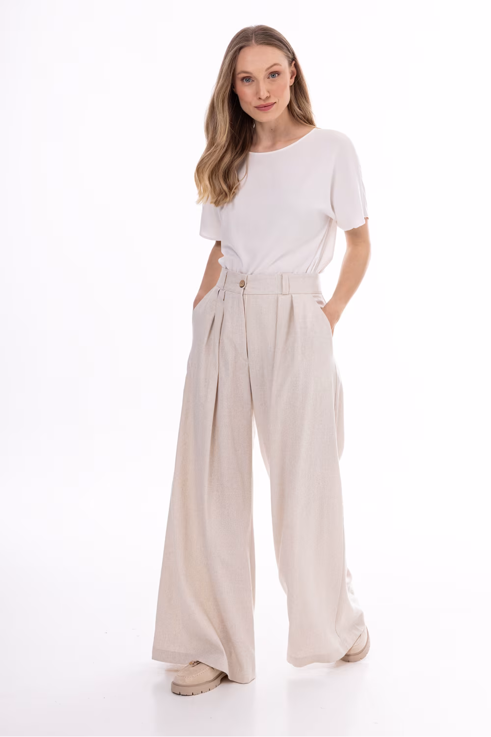 Spodnie Damskie Model A772 Beige - awama