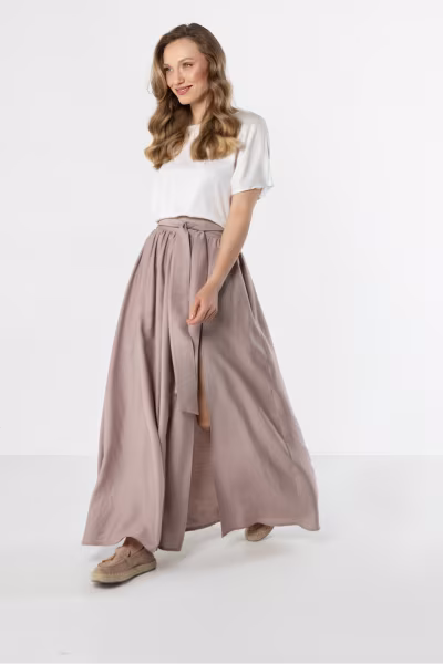 Spódnica Model A763 Kaszmir - awama — zdjęcie 2
